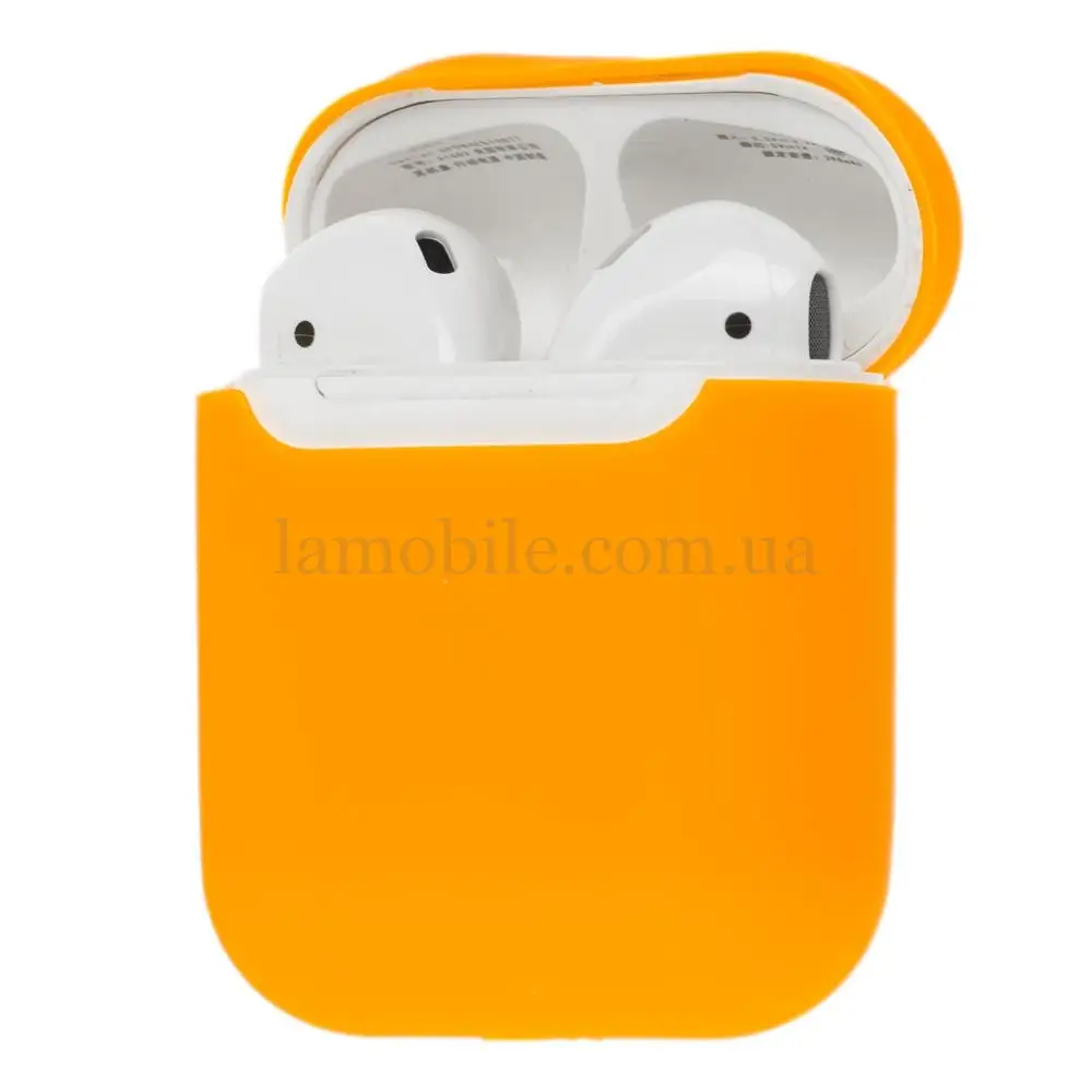 Чехол для AirPods Slim case оранжевый
