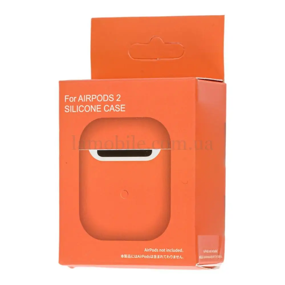 Чехол для AirPods Slim case оранжевый