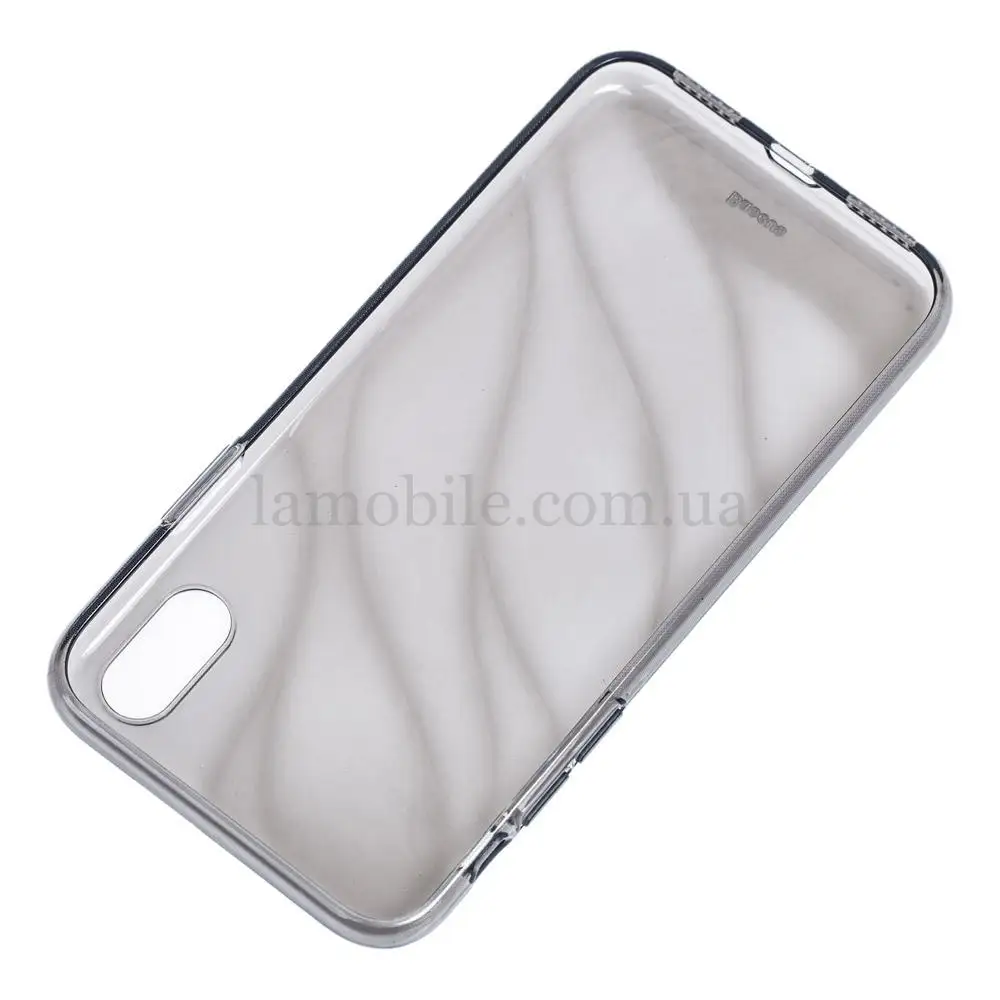 Чехол для iPhone X / Xs Baseus Water modelling прозрачный / черный