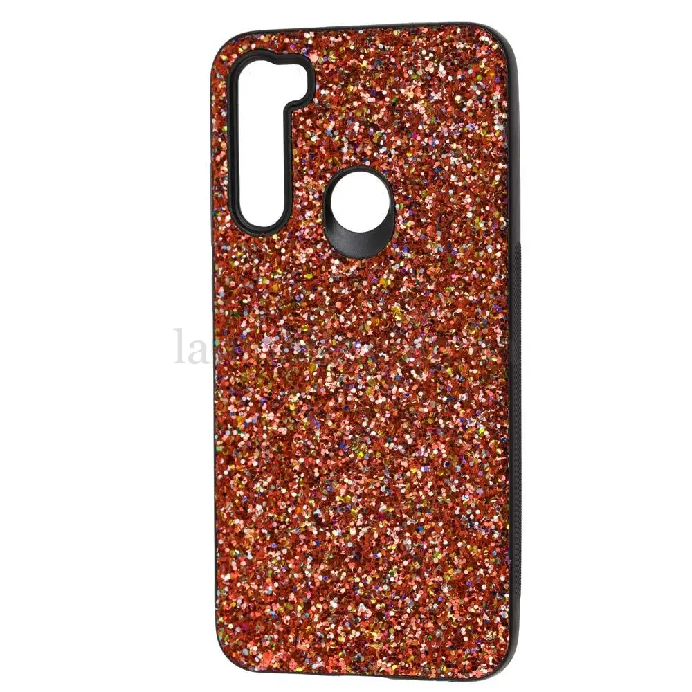 Чохол для Xiaomi Redmi Note 8 Glitter Crystal червоний