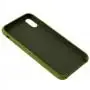 Чехол silicone case для iPhone Xr army green 
