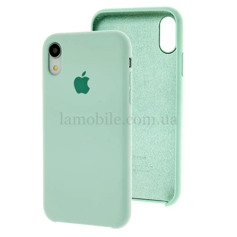 Чехол silicone case для iPhone Xr бирюзовый