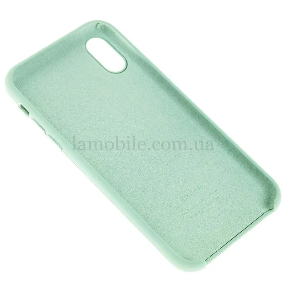 Чехол silicone case для iPhone Xr бирюзовый