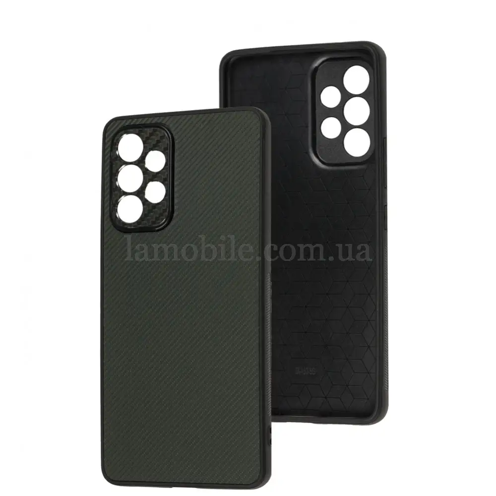 Чехол для Samsung Galaxy A53 (A536) Graphite carbon forest green
