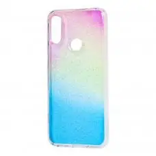 Чехол для Xiaomi Redmi 7 Wave конфети радуга