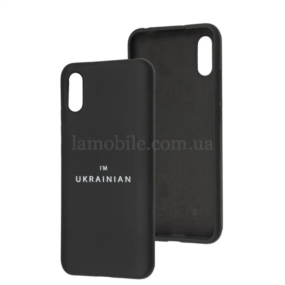 Чохол для Xiaomi Redmi 9A Full Nano I'm Ukrainian black