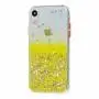 Чехол для iPhone Xr Glitter Bling желтый