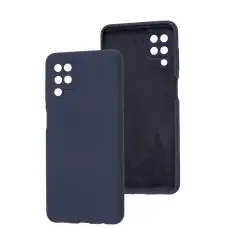 Чохол для Samsung Galaxy A12 (A125) Wave camera Full midnight blue