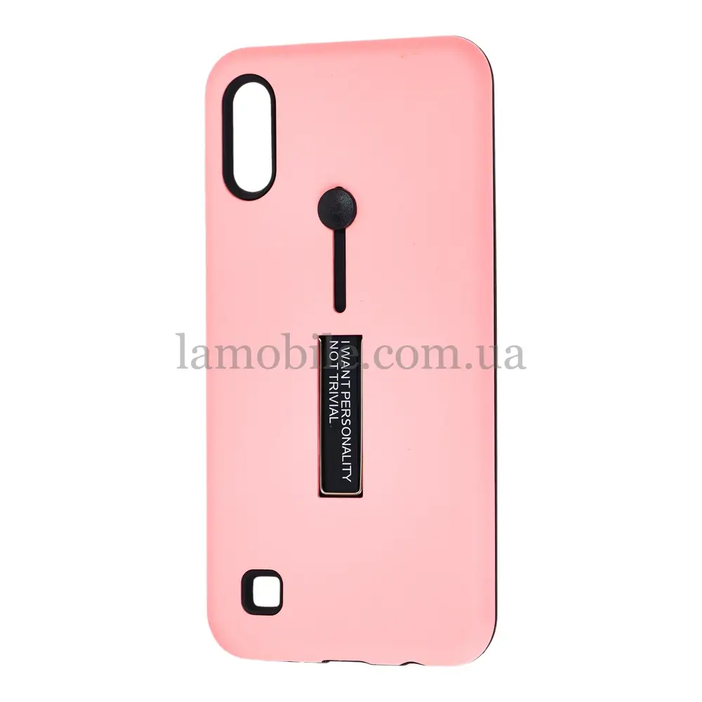 Чехол для Samsung Galaxy A10 (A105) Kickstand персиковый