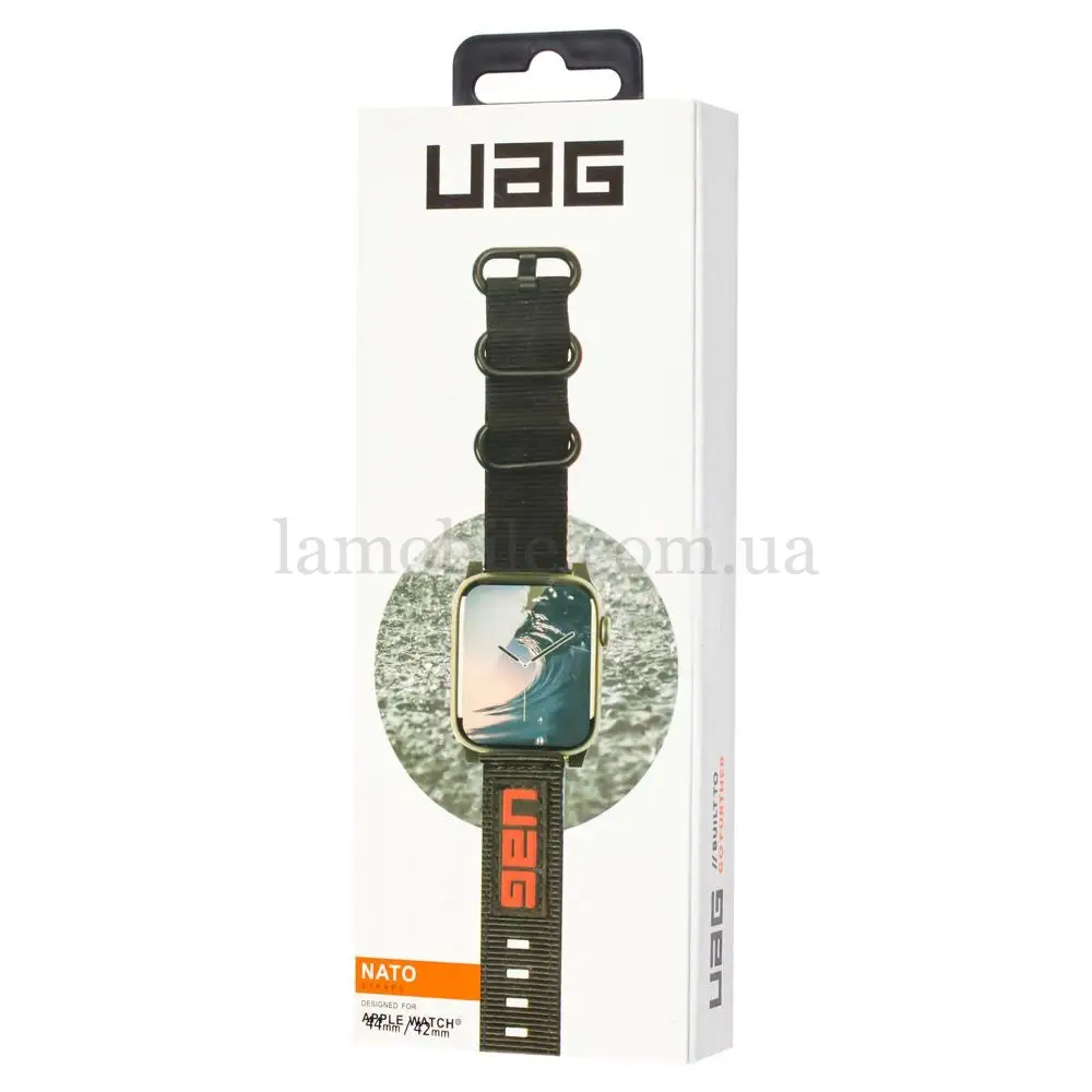 Ремешок для Apple Watch UAG Nylon Nato 42mm / 44mm черный