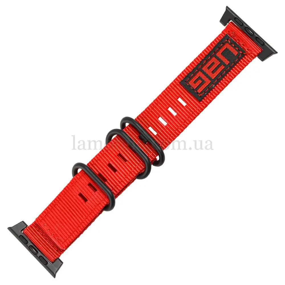 Ремешок для Apple Watch UAG Nylon Nato 42mm / 44mm красный