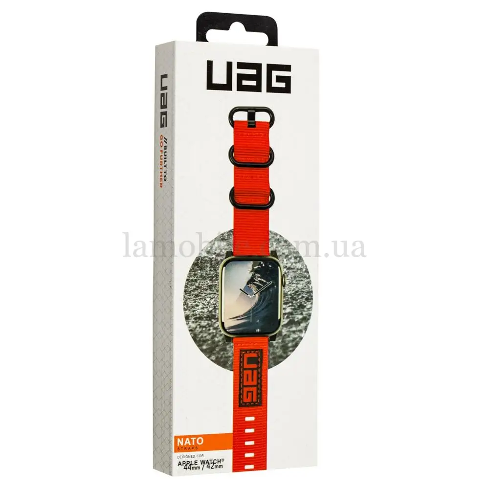 Ремешок для Apple Watch UAG Nylon Nato 42mm / 44mm красный