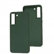 Чехол для Samsung Galaxy S21 FE (G990) Bonbon Metal style army green
