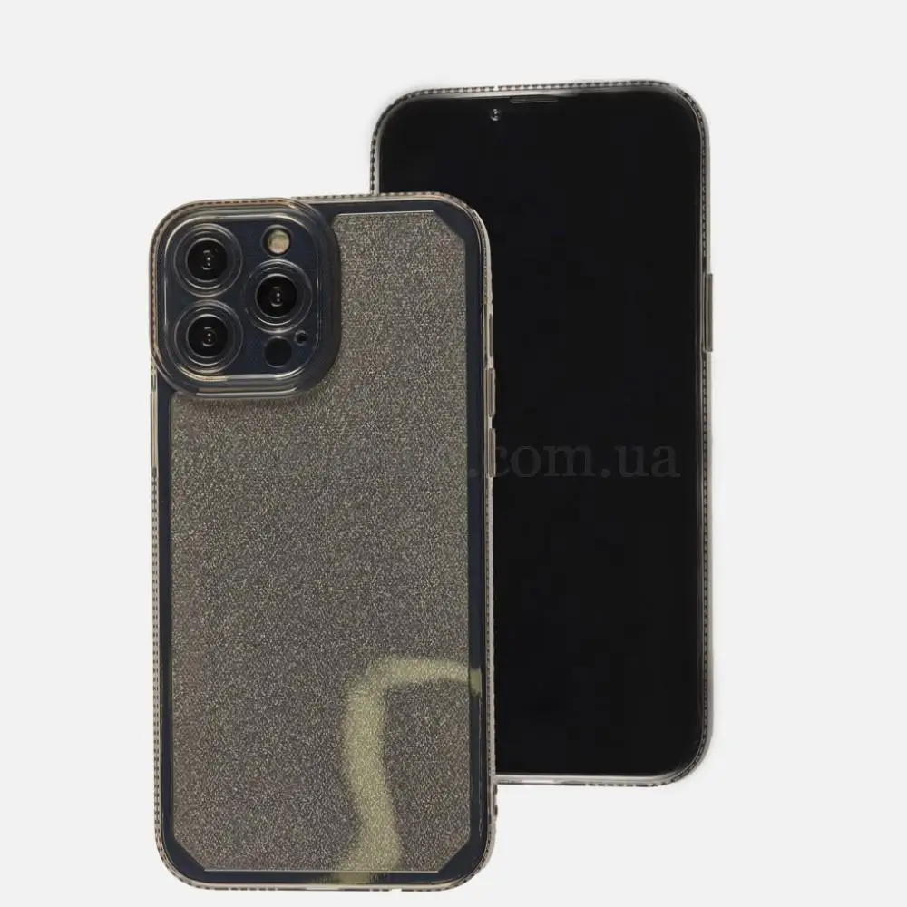 Чехол для iPhone 13 Pro Max Frame shine black