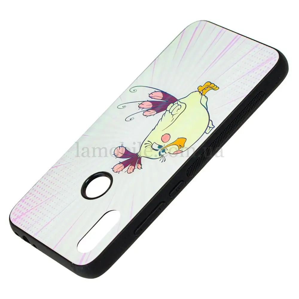 Чехол для Xiaomi Redmi 7 glass "Angry Birds" Matilda