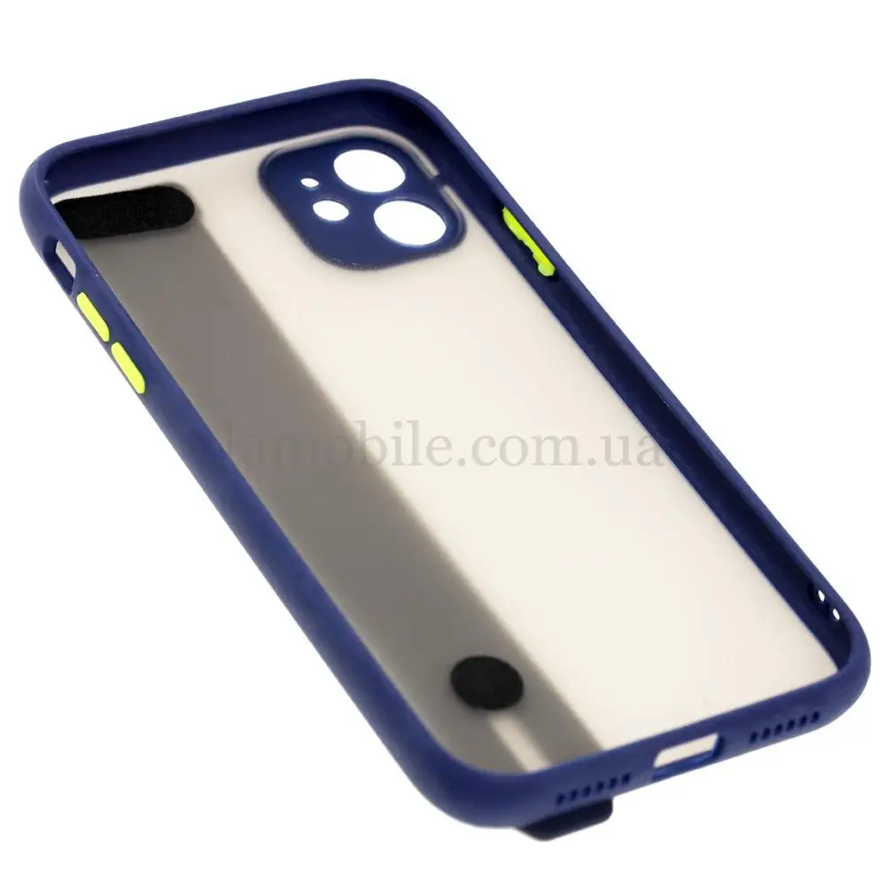 Чехол для iPhone 11 WristBand LV синий / зеленый