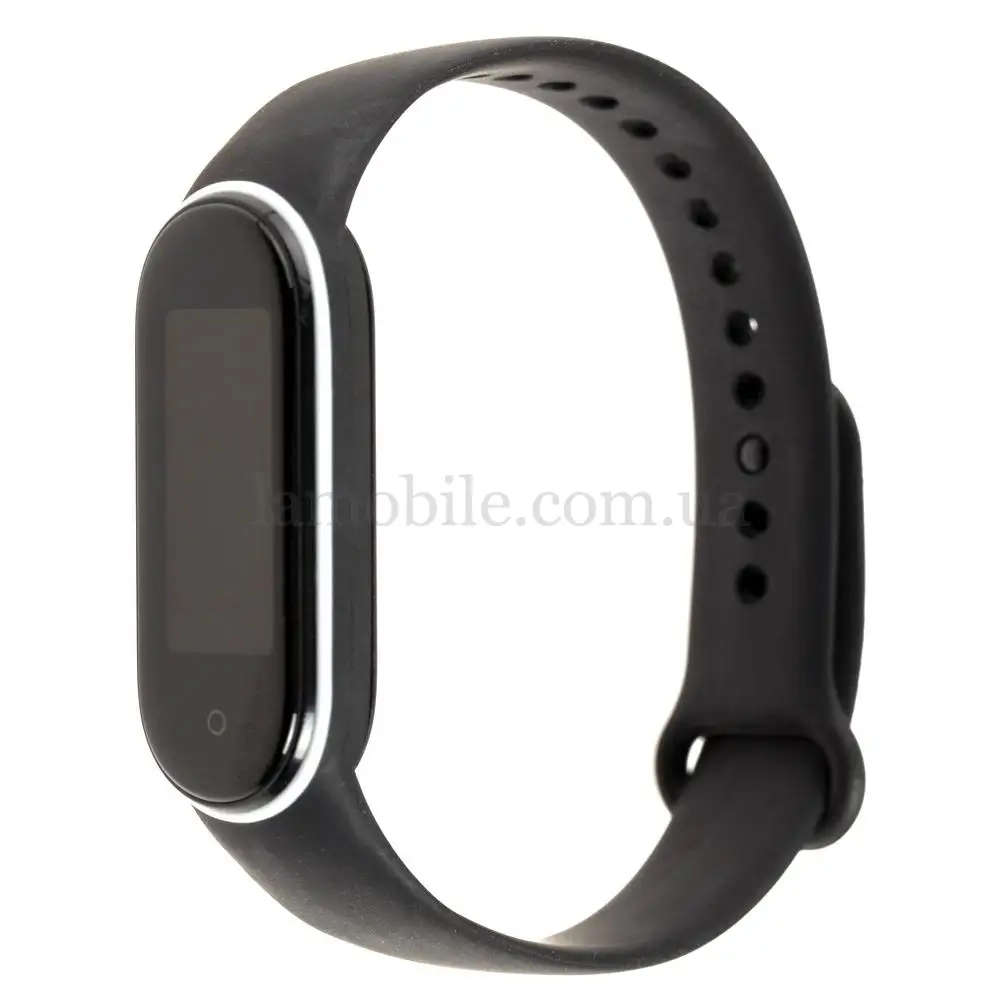 Ремінець Xiaomi Mi Band 5 double color line чорний-білий