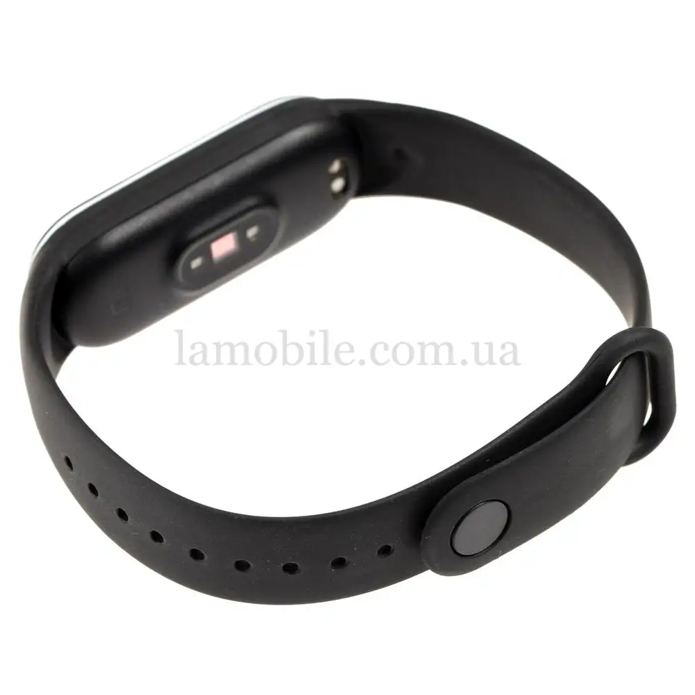 Ремінець Xiaomi Mi Band 5 double color line чорний-білий