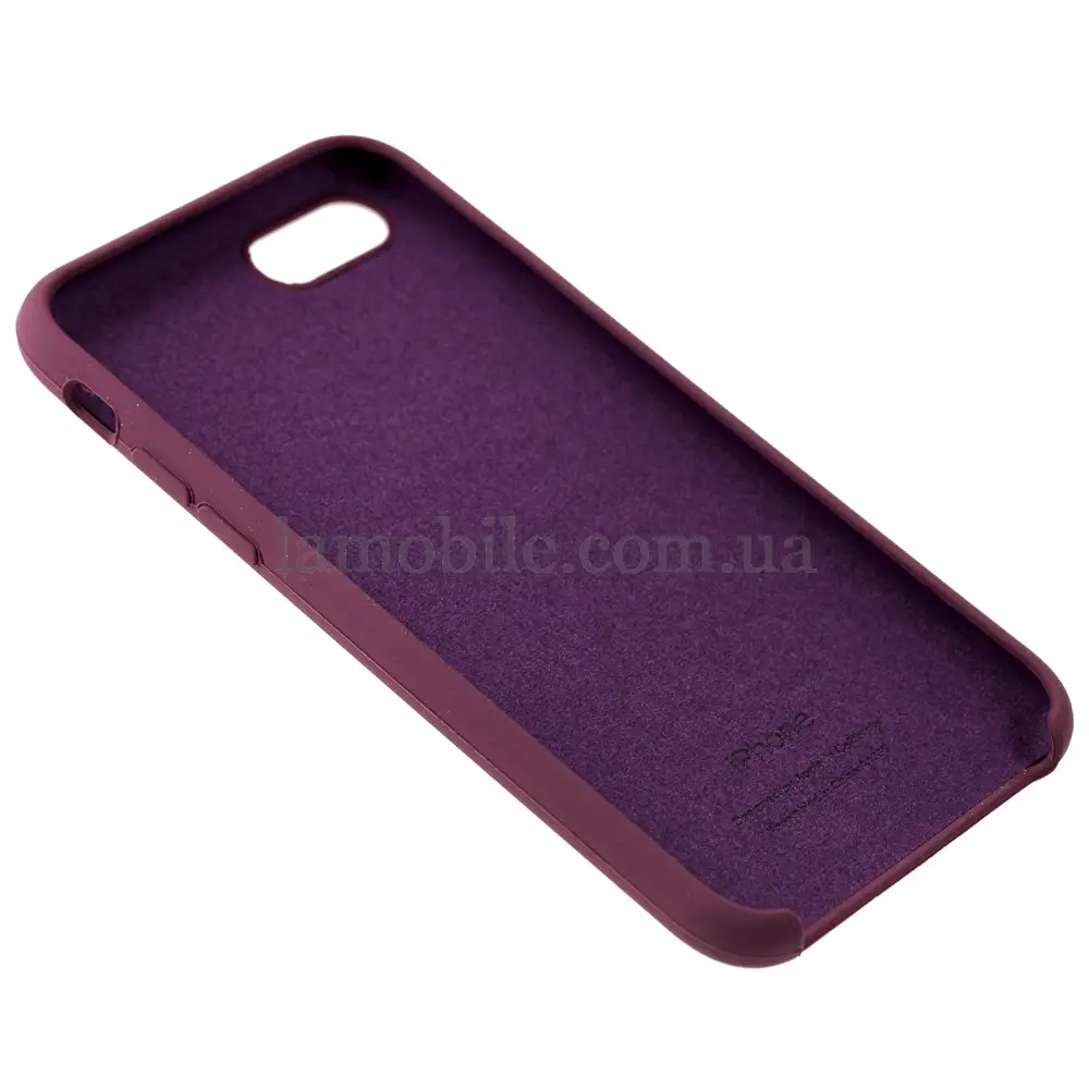 Чехол Silicone для iPhone 7 / 8 / SE20 case maroon
