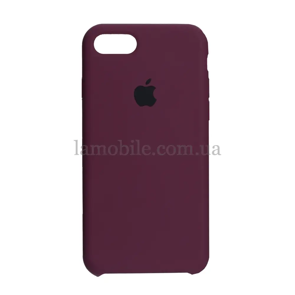 Чехол Silicone для iPhone 7 / 8 / SE20 case maroon