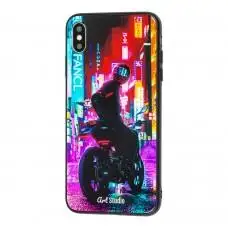 Чехол для iPhone Xs Max ArtStudio CyberPunk мотоциклист