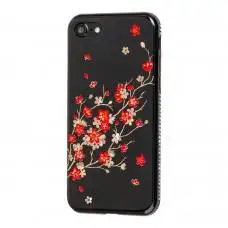 Чехол Girls case для iPhone 7 / 8 Stone Side цветы