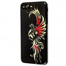 Чехол Girls Stone для iPhone 7 Plus / 8 Plus со стразами птица