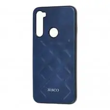 Чохол для Xiaomi Redmi Note 8 Jesco Leather синій