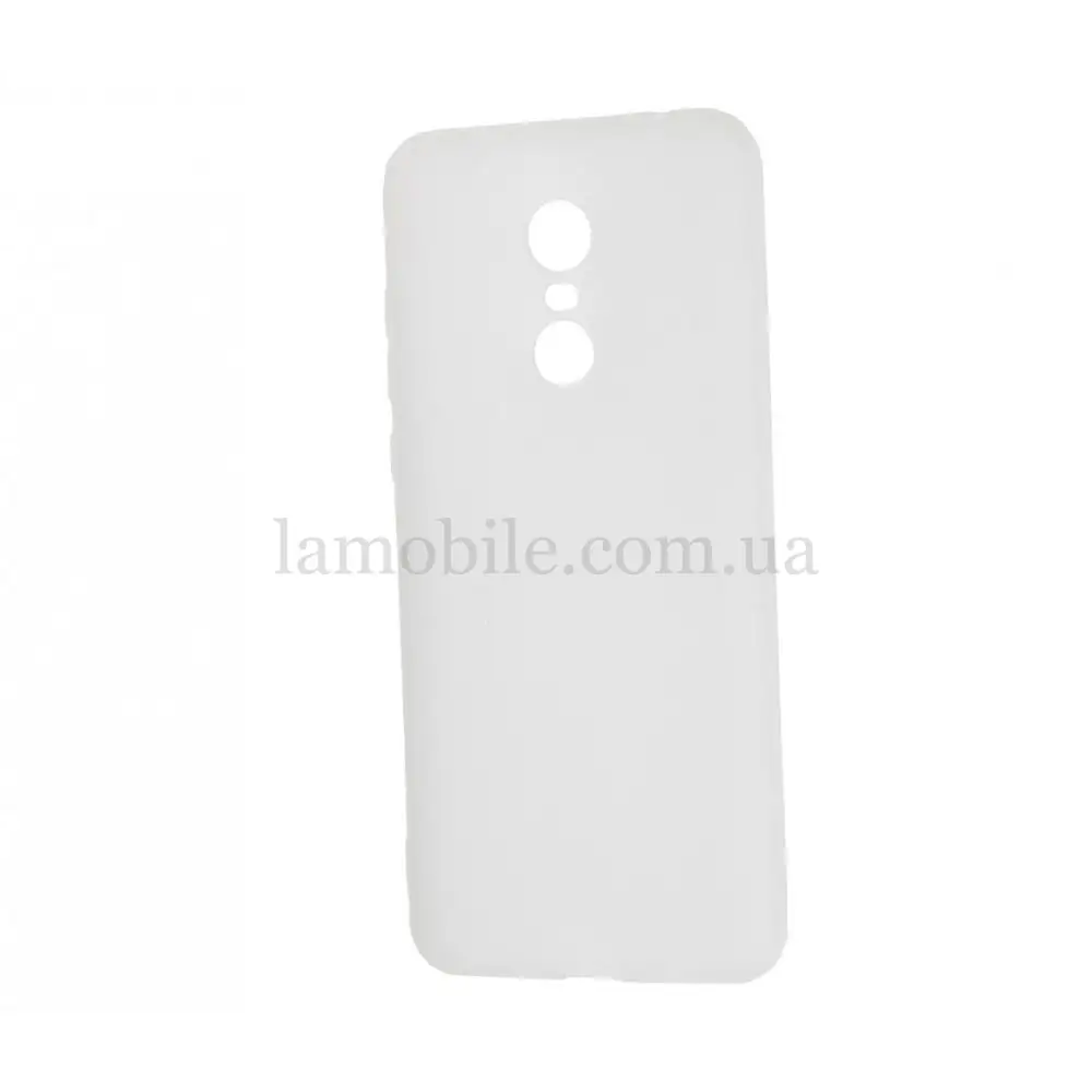 Чохол для Xiaomi Redmi 5 Plus Soft case білий