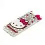 Чехол для iPhone 6 Hello Kitty силикон прозрачно белый