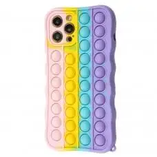 Чехол для iPhone 12 Pro Max Pop it colors антистресс дизайн 2