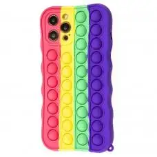 Чехол для iPhone 12 Pro Max Pop it colors антистресс дизайн 4
