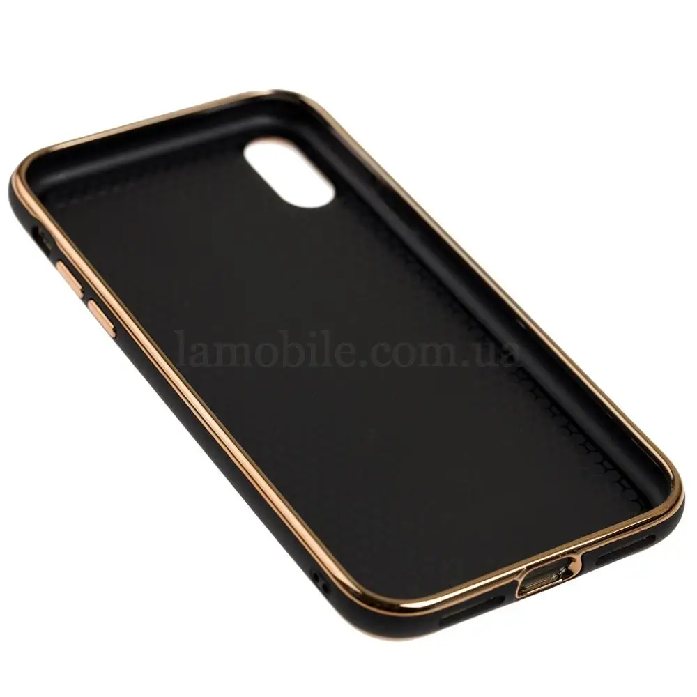 Чехол для iPhone X / Xs Glass Premium черный