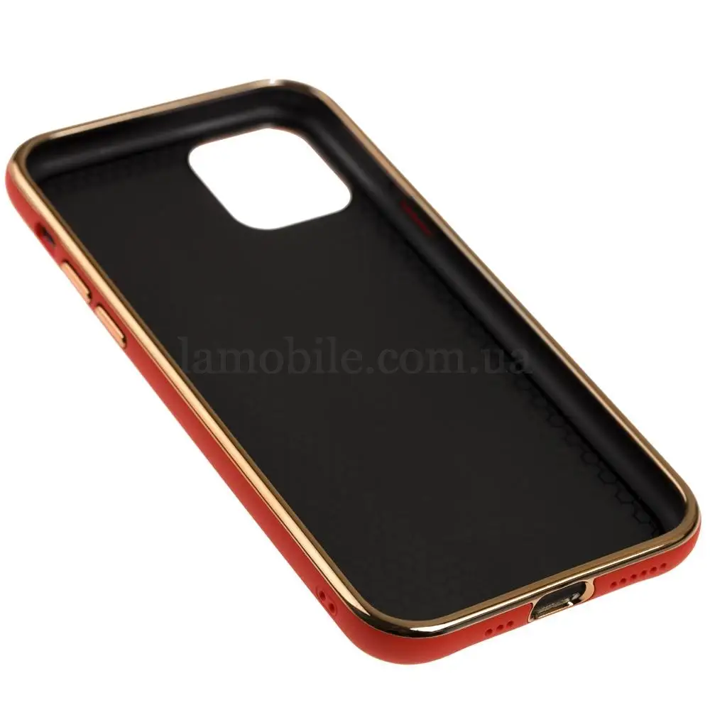 Чохол для iPhone 11 Pro Glass Premium червоний