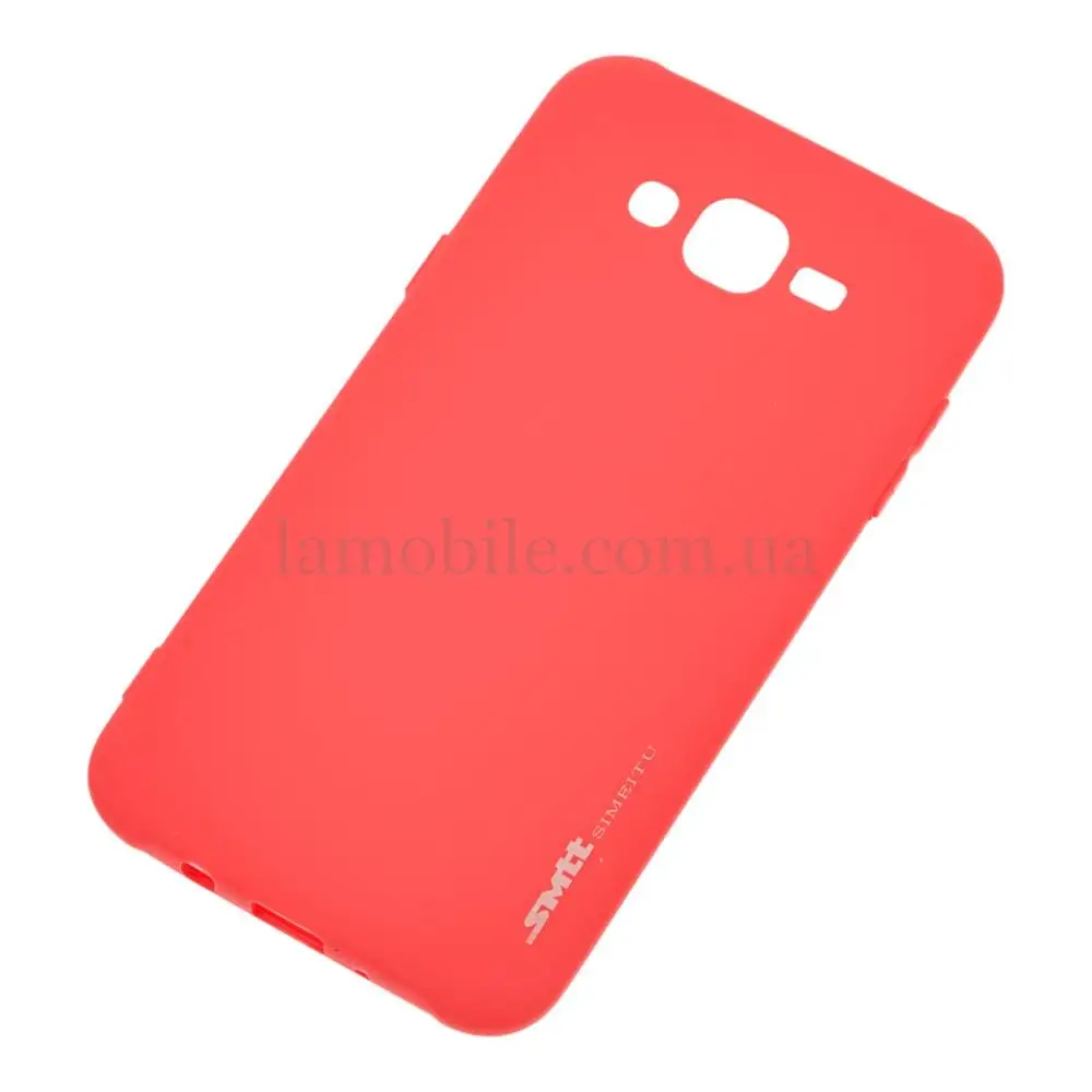 Чехол для Samsung Galaxy J7 (J700) SMTT красный