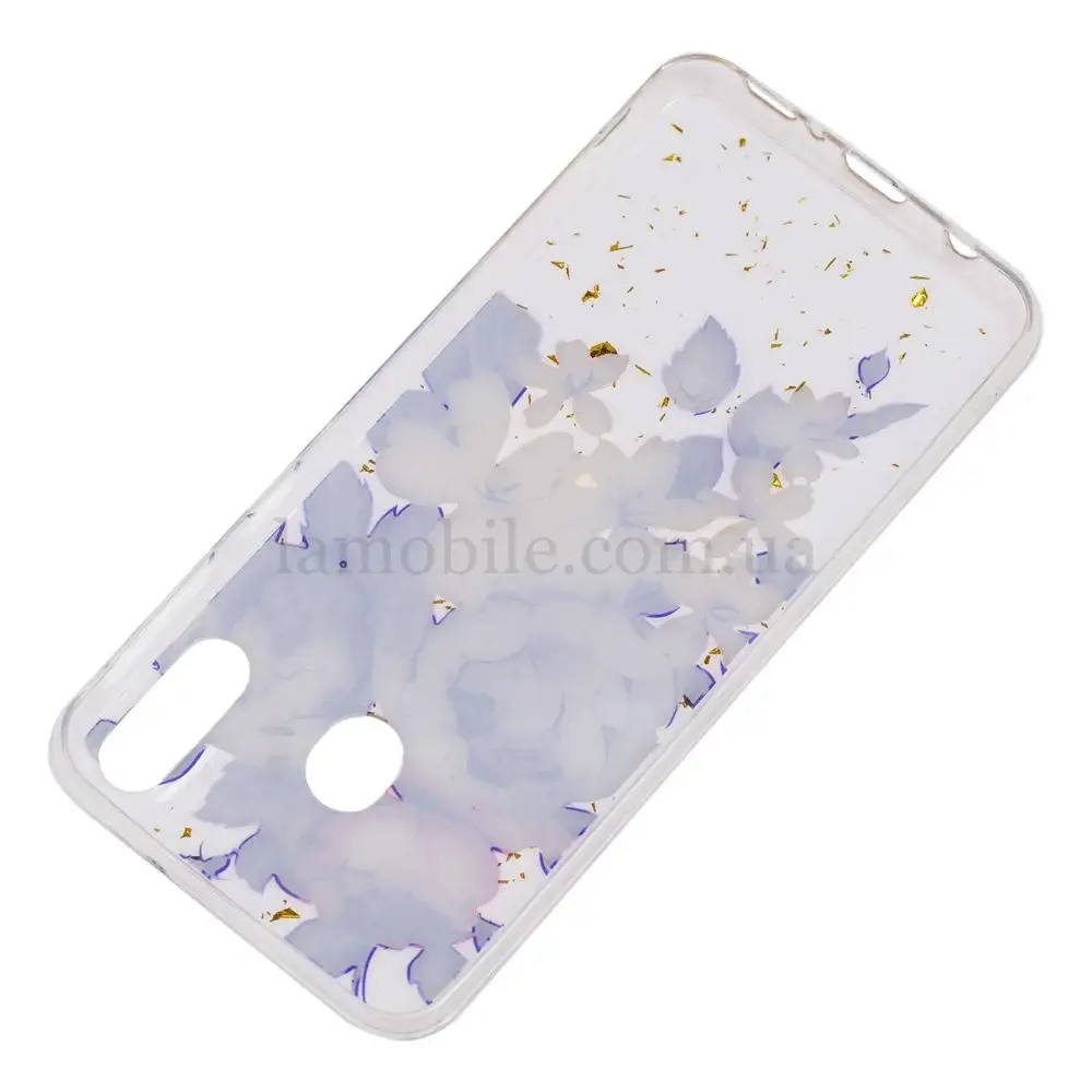 Чехол для Samsung Galaxy M20 (M205) Flowers Confetti "пионы"
