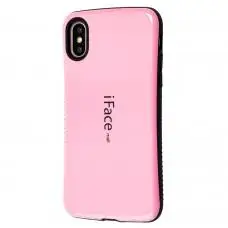 Чехол протиударный для iPhone X / Xs iFace розовый