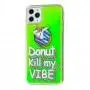 Чехол для iPhone 11 Pro "Neon песок" Donut kill my vibe