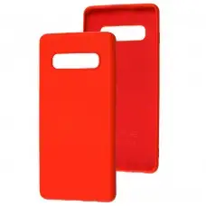 Чехол для Samsung Galaxy S10+ (G975) Wave colorful red