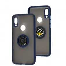 Чехол для Xiaomi Redmi 7 LikGus Edging Ring синий