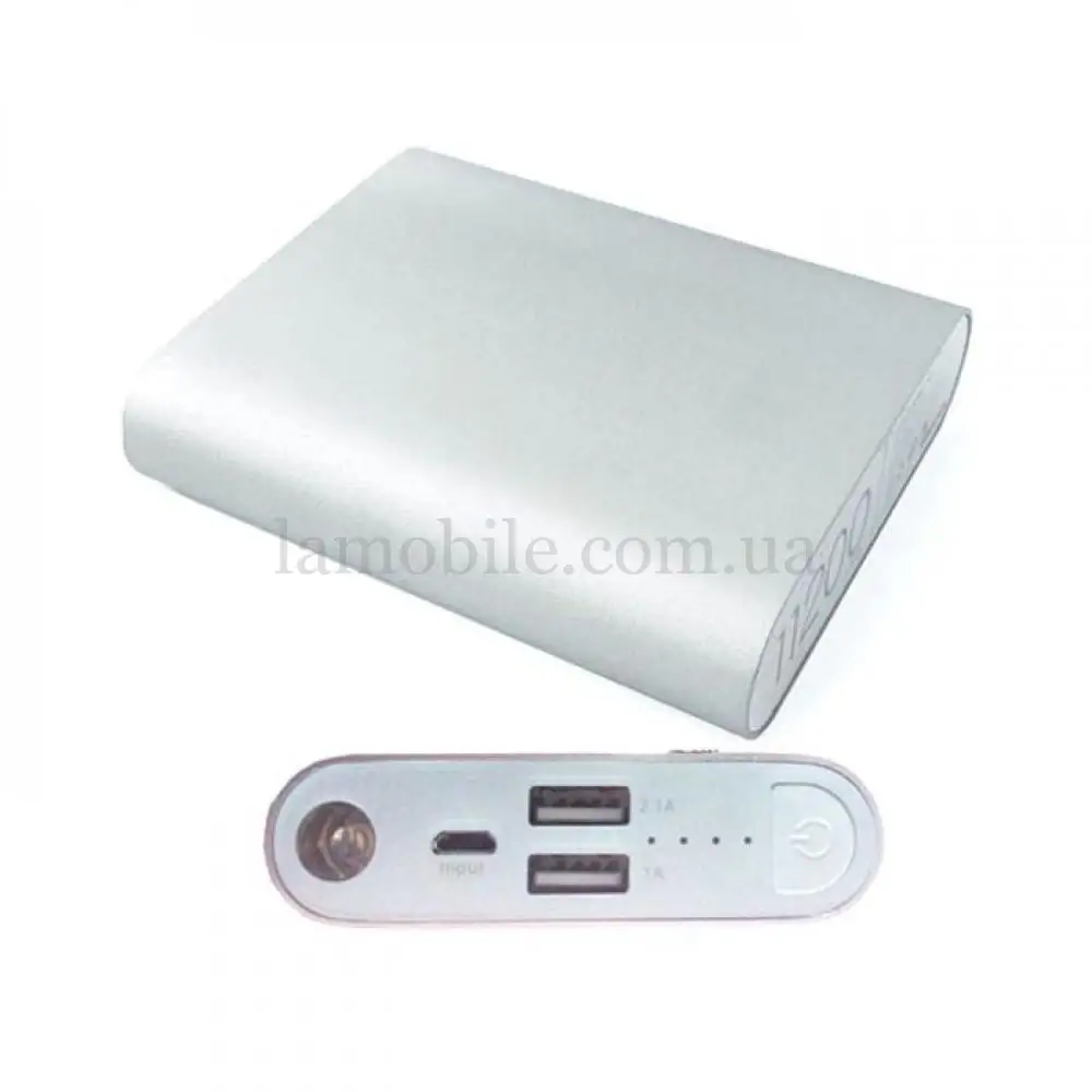 Внешний аккумулятор power bank Arun PBM1 11200mAh silver