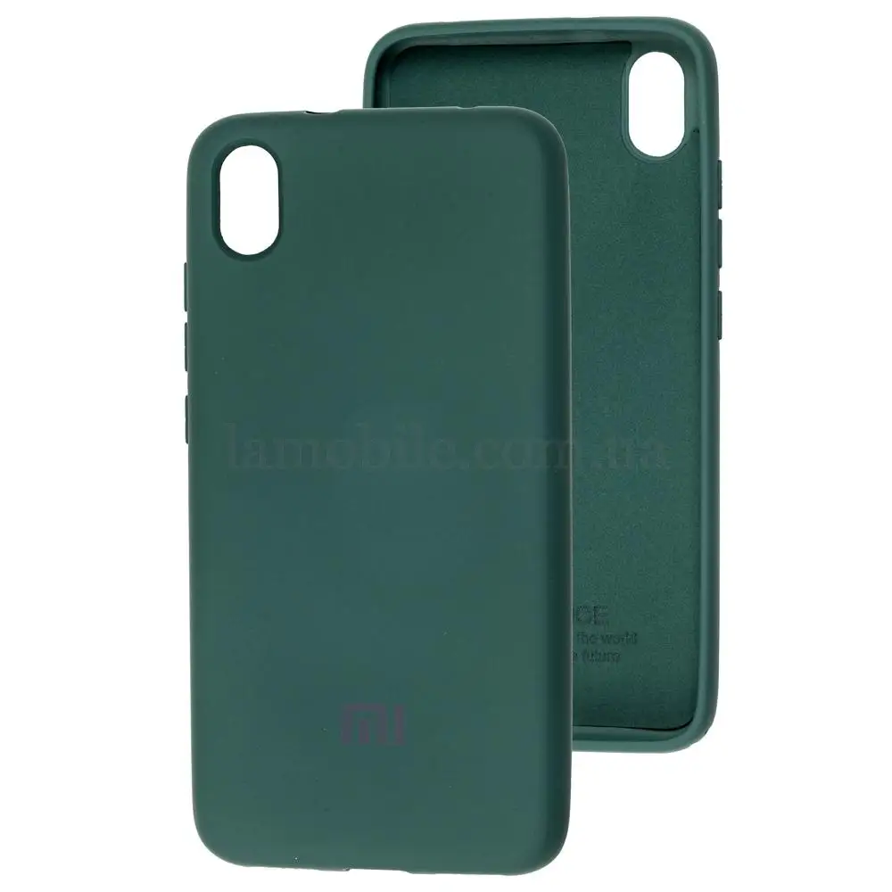 Чохол для Xiaomi Redmi 7A Silicone Full зелений / pine green