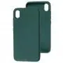 Чохол для Xiaomi Redmi 7A Silicone Full зелений / pine green