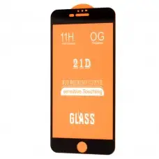 Защитное стекло для iPhone 7 Plus / 8 Plus Full Glue черное (OEM)