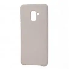 Чохол для Samsung Galaxy A8+ 2018 (A730) Silicone світло сірий