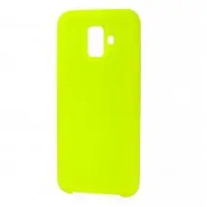 Чехол для Samsung Galaxy A6 2018 (A600) Silicone ярко зеленый