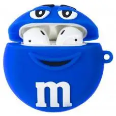 Чохол для AirPods M&M's синій