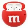 Чохол для AirPods M&M's червоний