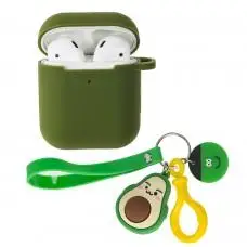 Чохол для AirPods Cute "Avocado Grown-up" зелений