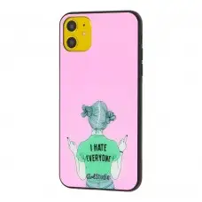 Чехол для iPhone 11 ArtStudio Girls Mood "I hate evervone"